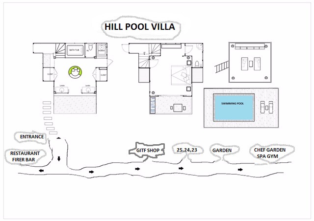 hill rock pool villa